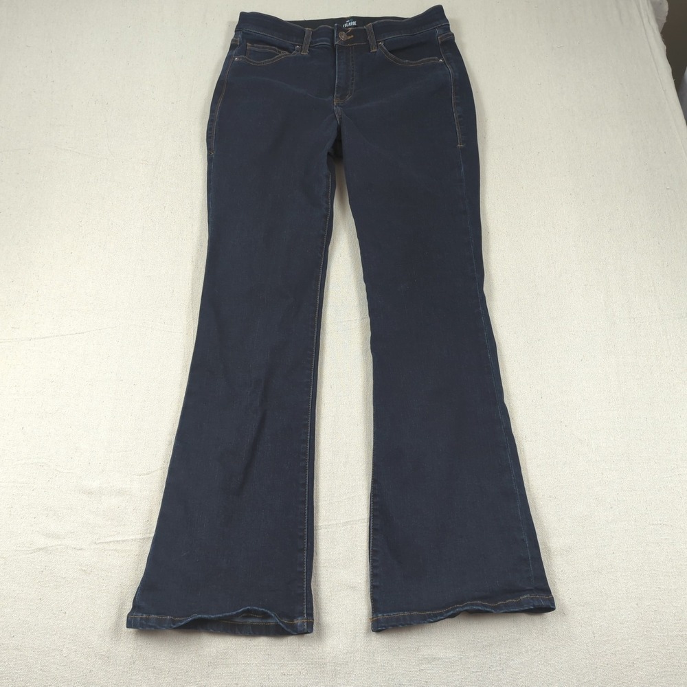 Lularoe Jeans Womens 30 Blue Boot Cut Stretch Dark Wash Western Boho